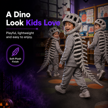 Spookora™ 3D Dinosaur Skeleton Costume -Fun Dino Costume for Kids